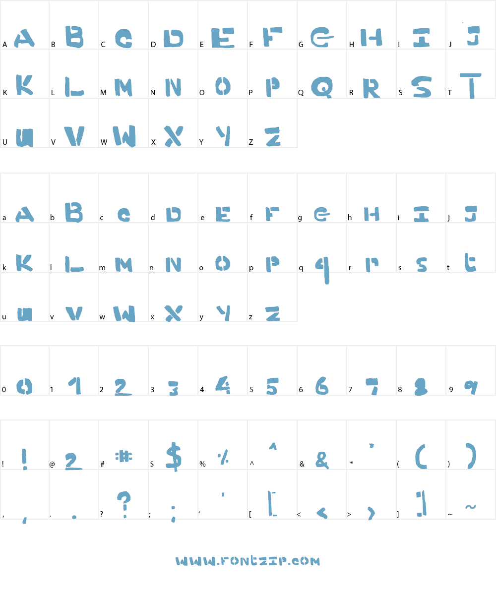Clarky's present Font Character
